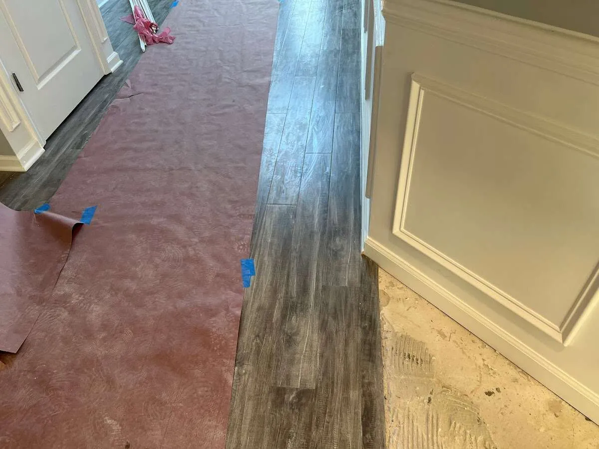 Completed marble shower restoration in Lemon Hill